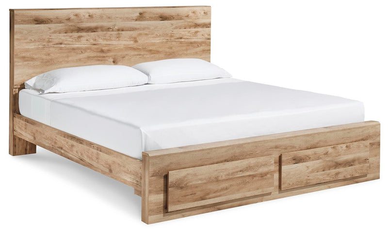 Hyanna King Panel Storage Bed with Dresser and Nightstand