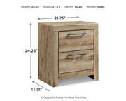Hyanna Dresser, Mirror and 2 Nightstands