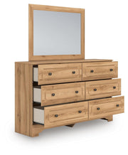 Aleaport Queen Panel Bed, Dresser, Mirror and Nightstand