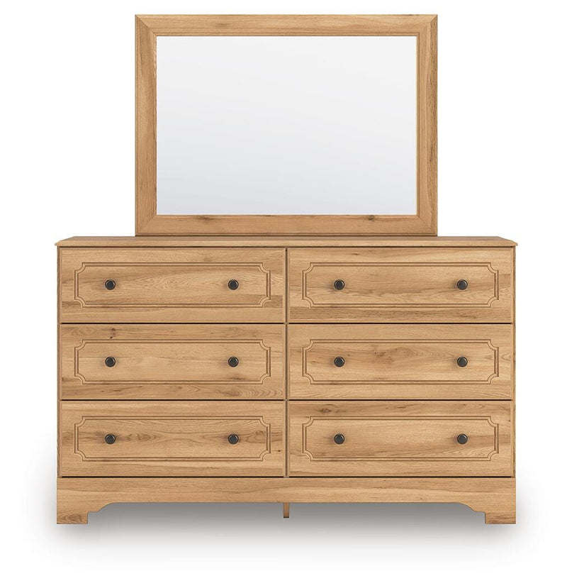 Aleaport Queen Panel Bed, Dresser, Mirror and Nightstand