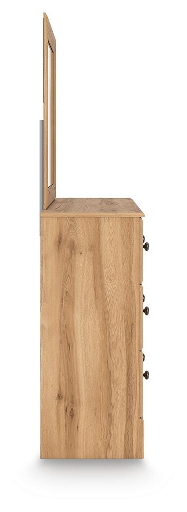 Aleaport Queen Panel Bed, Dresser, Mirror and Nightstand
