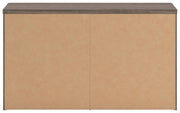 Kendanport Queen Upholstered Bed, Dresser and Nightstand