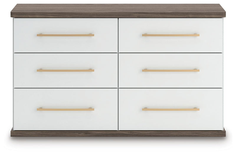 Kendanport King Upholstered Bed, Dresser and Nightstand