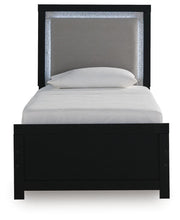 Maeling Twin Upholstered Panel Bed