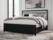 Maeling King Upholstered Panel Bed