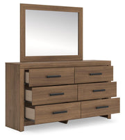 Broachmyn Queen Panel Bed, Dresser, Mirror and Nightstand