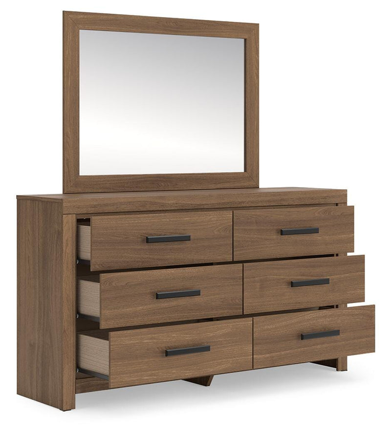 Broachmyn Queen Panel Bed, Dresser, Mirror and Nightstand