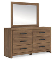 Broachmyn Queen Panel Bed, Dresser, Mirror and Nightstand