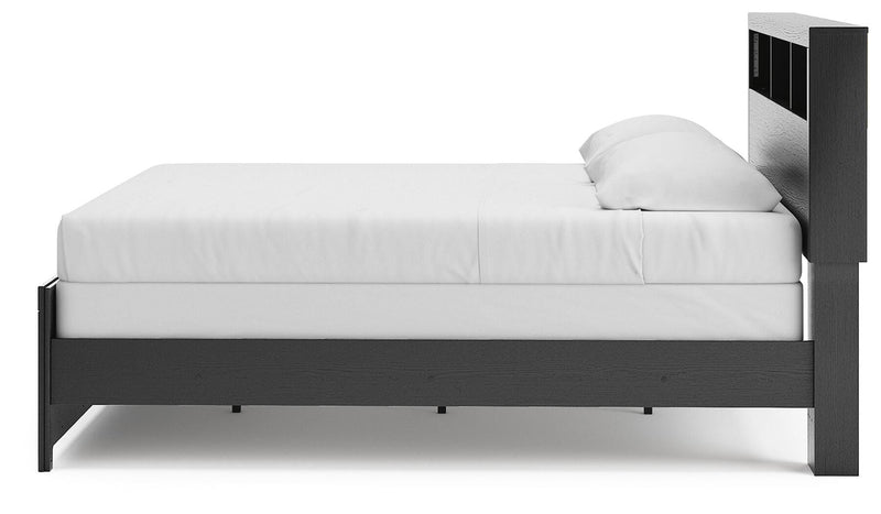 Broachmyn King Bookcase Panel Bed