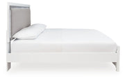 Maeling King Upholstered Panel Bed