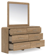 Gramburg Queen Panel Bed, Dresser and Mirror