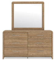 Gramburg Queen Panel Bed, Dresser and Mirror