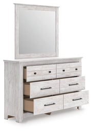 Makidern King Panel Bed, Dresser and Nightstand