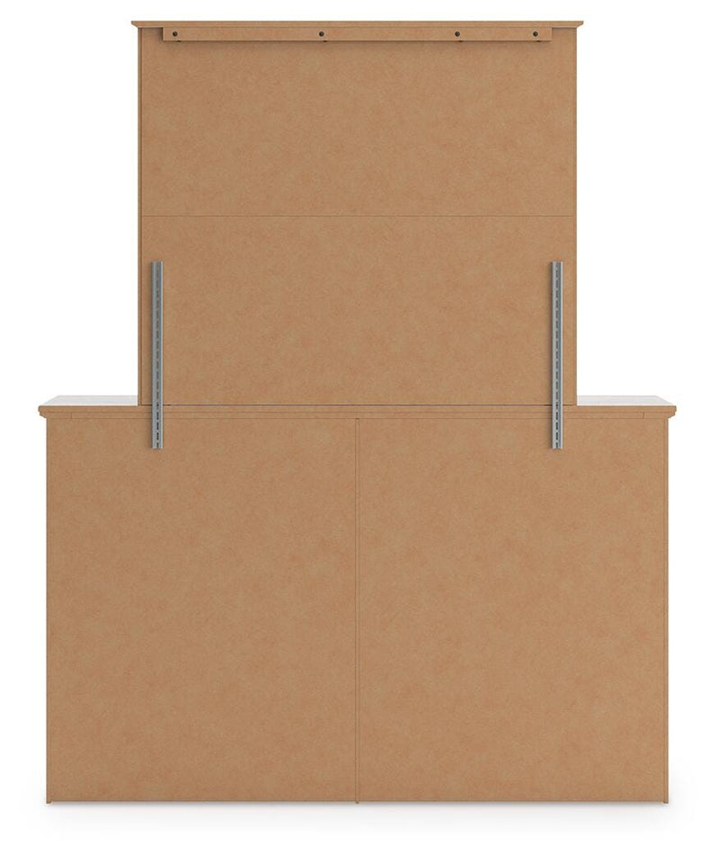 Makidern King Panel Bed, Dresser and Nightstand