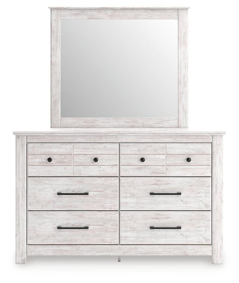 Makidern King Panel Bed, Dresser and Nightstand