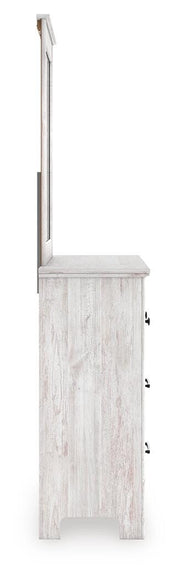 Makidern King Panel Bed, Dresser and Nightstand