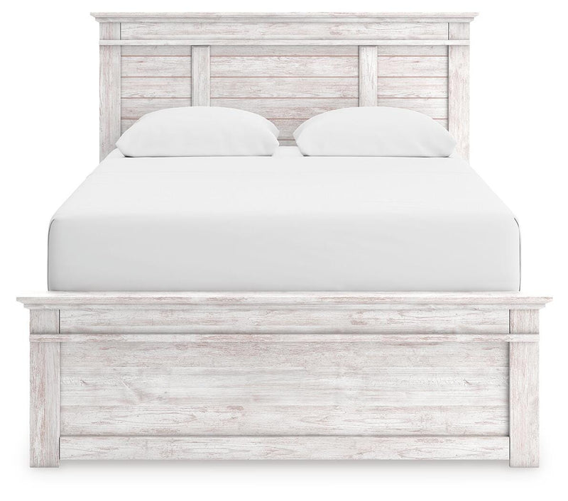 Makidern Queen Panel Bed, Dresser and Mirror