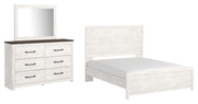 Gerridan Queen Panel Bed, Dresser and Mirror