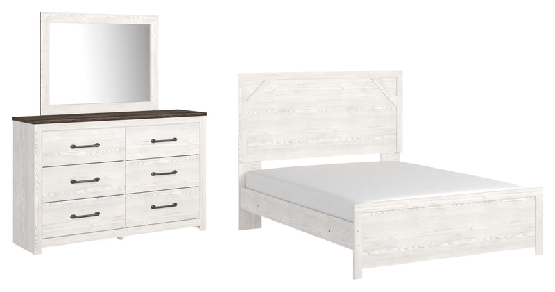 Gerridan Queen Panel Bed, Dresser and Mirror