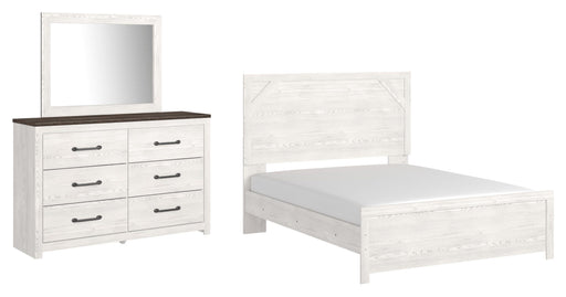 Gerridan Queen Panel Bed, Dresser and Mirror