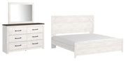 Gerridan King Panel Bed, Dresser and Mirror