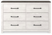 Gerridan King Panel Bed, Dresser, Chest and 2 Nightstands