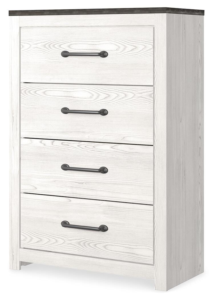 Gerridan King Panel Bed, Chest and Nightstand