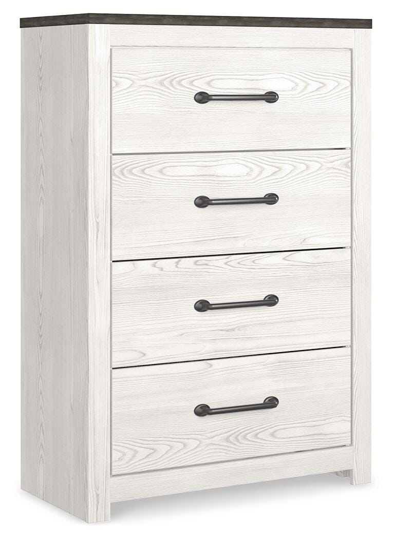 Gerridan King Panel Bed, Chest and Nightstand