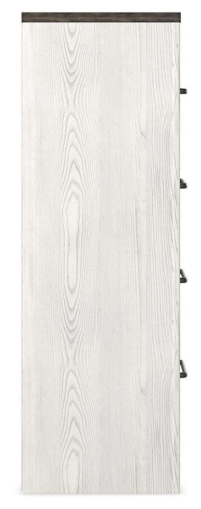 Gerridan King Panel Bed, Dresser, Mirror, Chest, and Nightstand