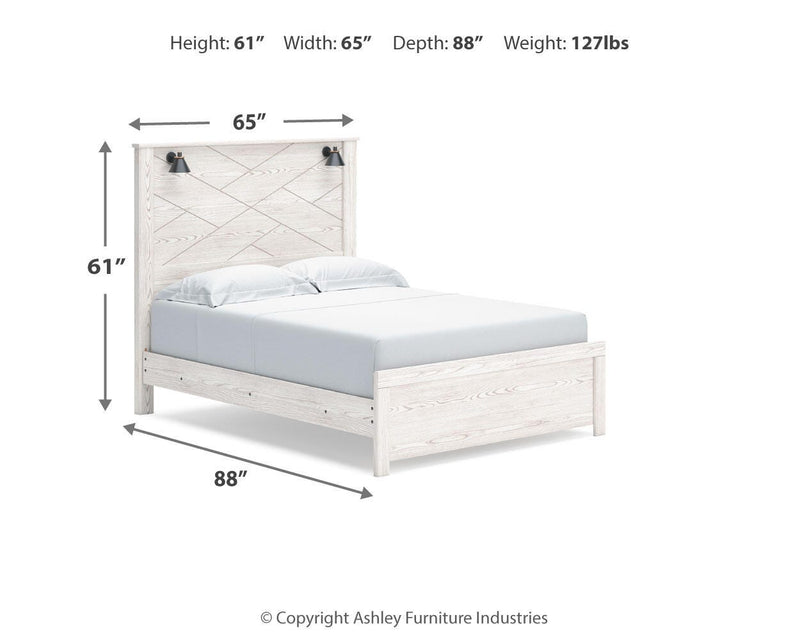 Gerridan Queen Panel Bed, Dresser and Mirror