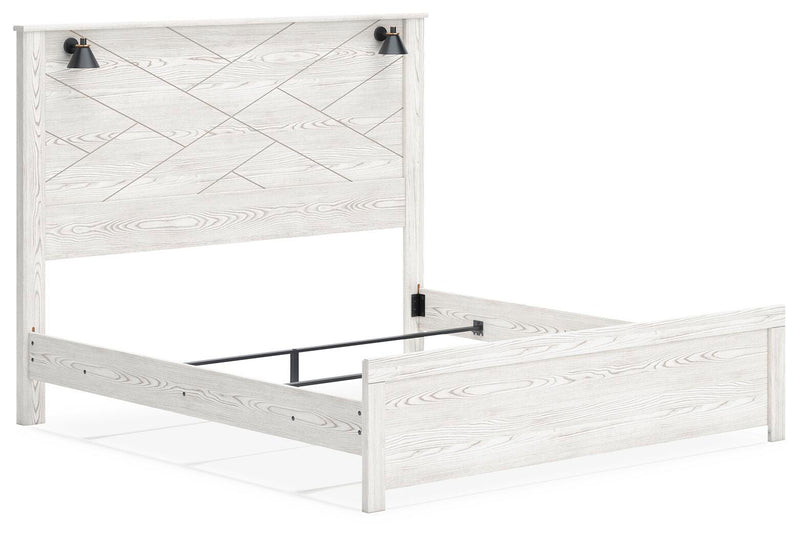 Gerridan King Panel Bed, Dresser and Mirror