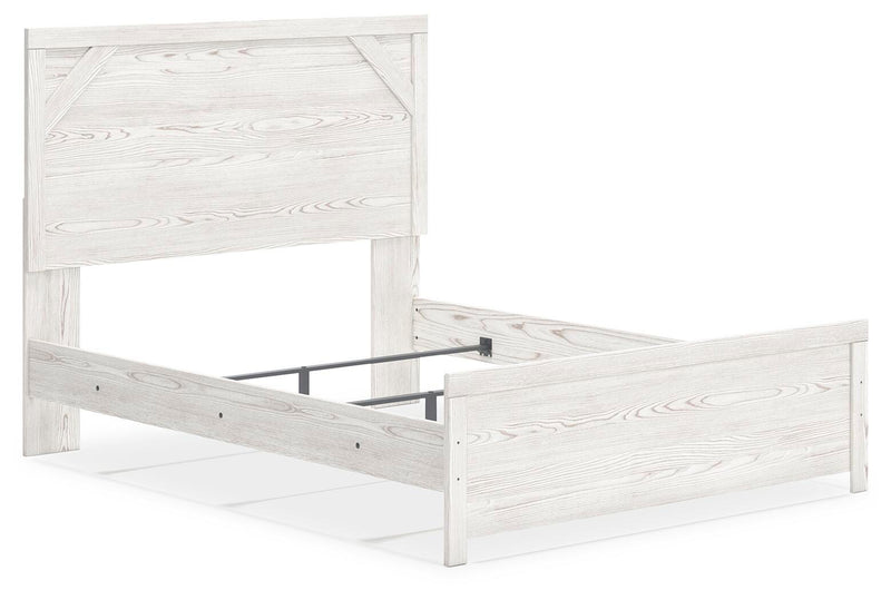 Gerridan Queen Bed with Mirrored Dresser and Nightstand