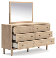 Cielden Full Panel Bed, Dresser and Mirror
