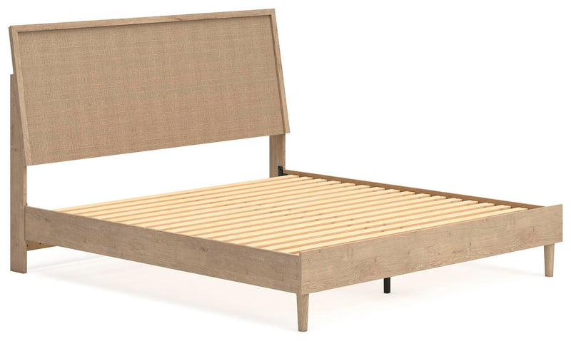 Cielden King Panel Bed, Dresser and Mirror