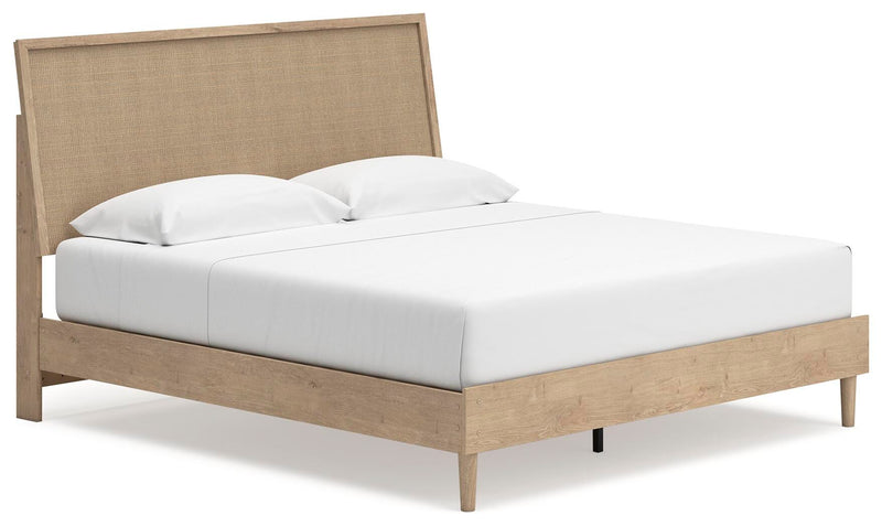 Cielden King Panel Bed, Dresser and Mirror