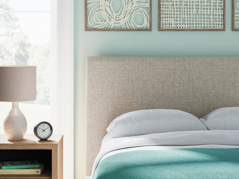 Cielden Full Upholstered Bed with Roll Slats