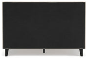 Cielden Queen Upholstered Bed with Roll Slats