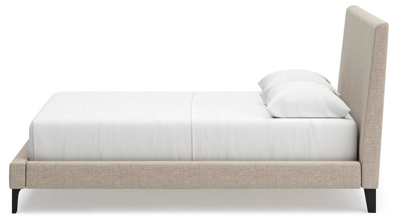 Cielden Queen Upholstered Bed with Roll Slats