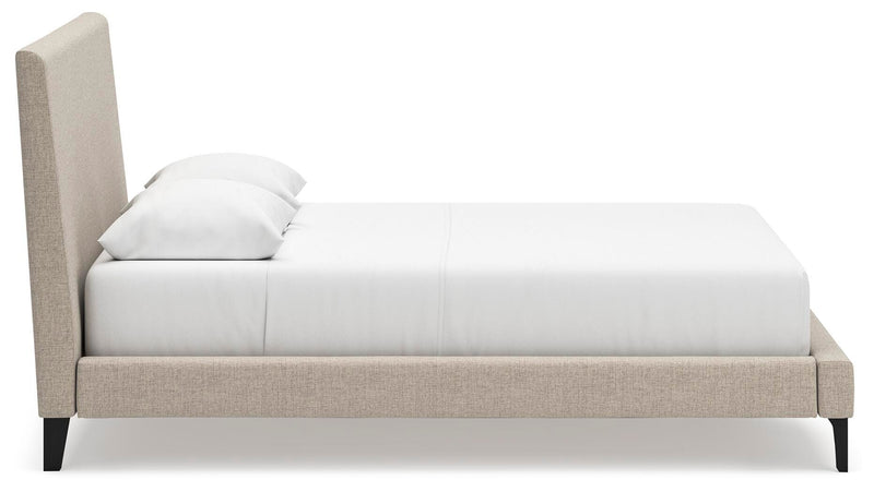 Cielden Queen Upholstered Bed with Roll Slats