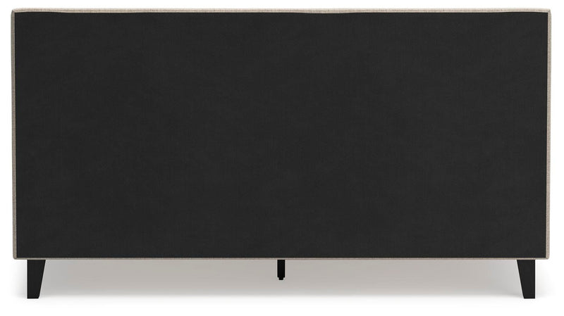 Cielden King Upholstered Bed with Roll Slats