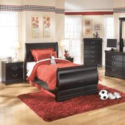 Huey Vineyard Twin Sleight Bed and Dresser