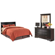 Huey Vineyard Queen Sleigh Headboard, Dresser and Mirror
