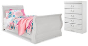 Anarasia Twin Sleigh Bed and Chest