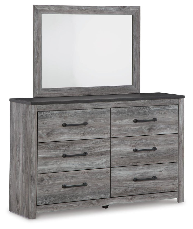 Bronyan Queen Panel Bed, Dresser and Mirror