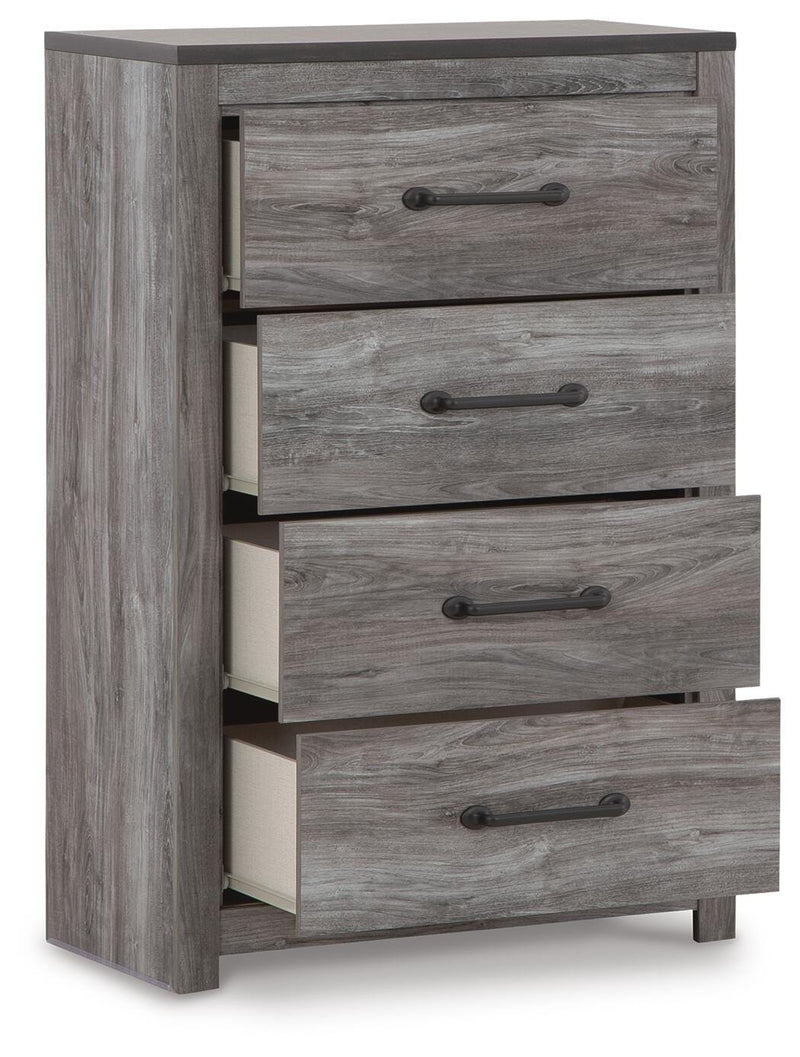 Bronyan Queen Panel Bed, Dresser, Mirror, Chest and 2 Nightstands