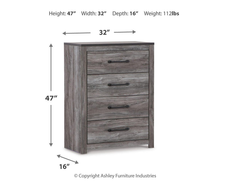 Bronyan Queen Panel Bed, Dresser, Mirror, Chest and 2 Nightstands