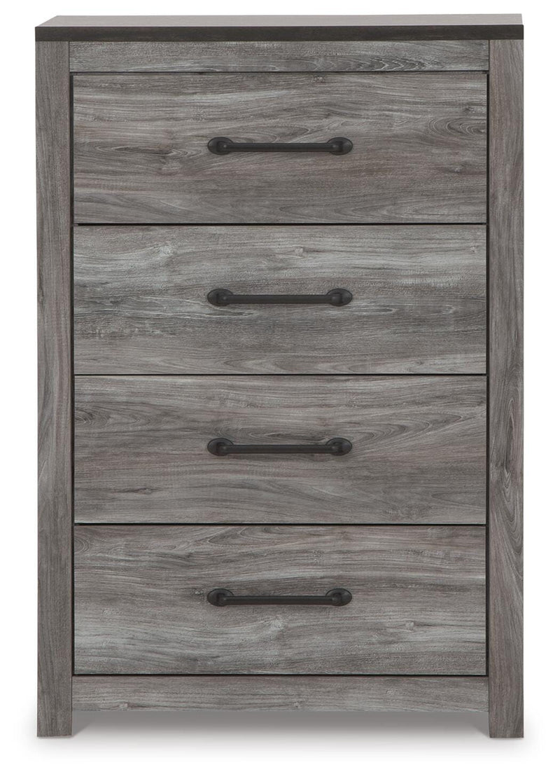 Bronyan Queen Panel Bed, Dresser, Mirror, Chest and 2 Nightstands