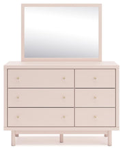 Wistenpine Twin Upholstered Panel Bed, Dresser and Mirror