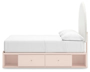 Wistenpine Full Upholstered Panel Bed with Storage