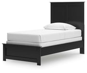 Maribel Twin Panel Bed and Nightstand